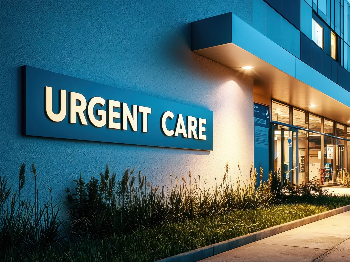 Image of the exterior of an urgent care facility.